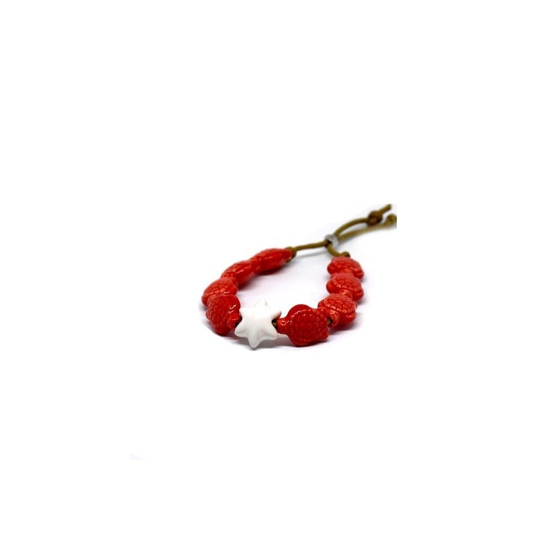 Bracciale Tartaruga Rosso