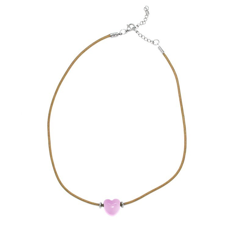 Collana Cuore Rosa