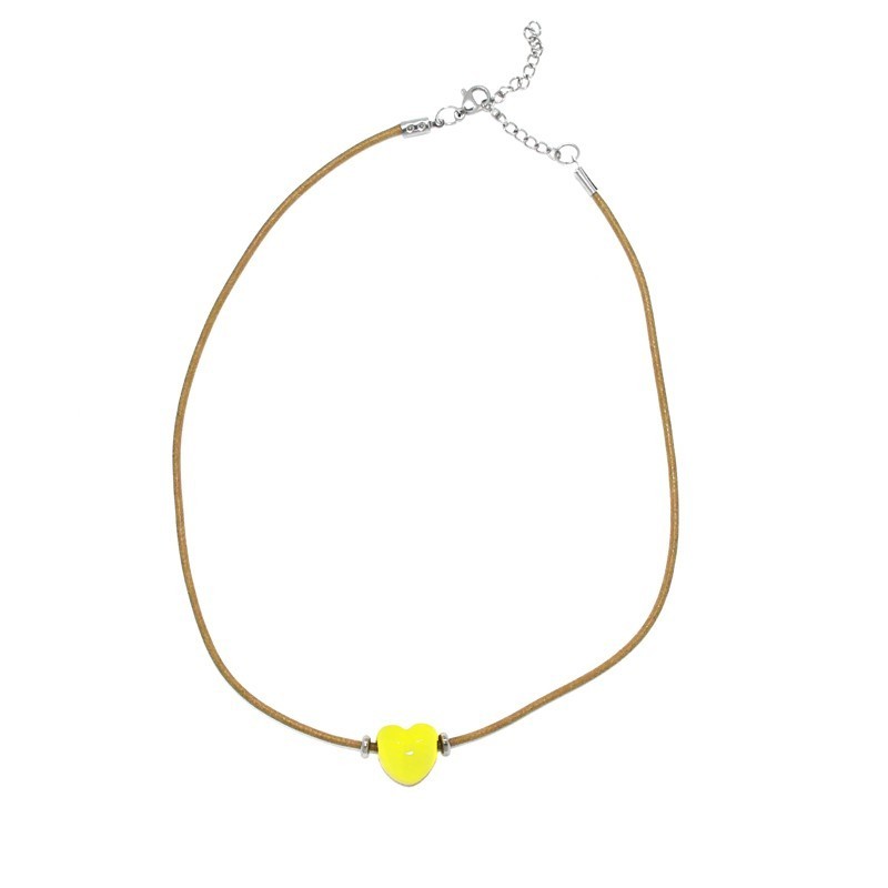 Collana Cuore Giallo